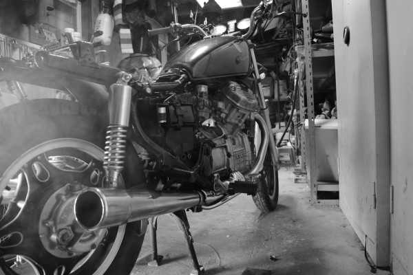 Garage moto 