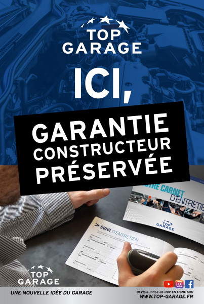 Top garage - ICI, Garantie Constructeur Préservée